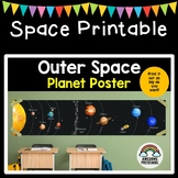 Solar System Planets Banner Printable Poster