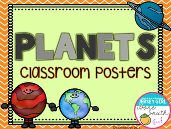 Preview of Solar System - Planets Classroom Posters