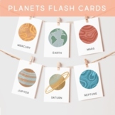 Solar System Planets, Flash Cards, Centers, Montessori, Cl