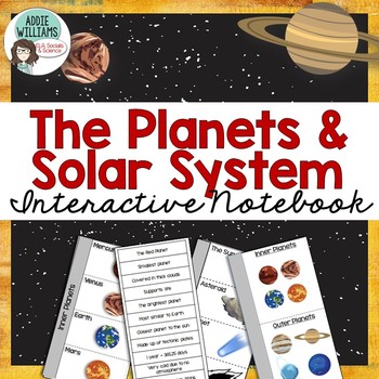 Preview of Solar System / Planets Interactive Notebook