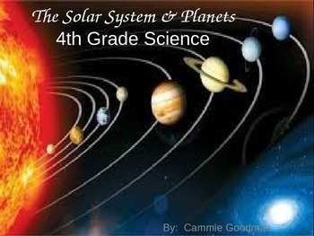 Solar System - BUNDLE 4th Grade Science by Cammie's Corner | TpT