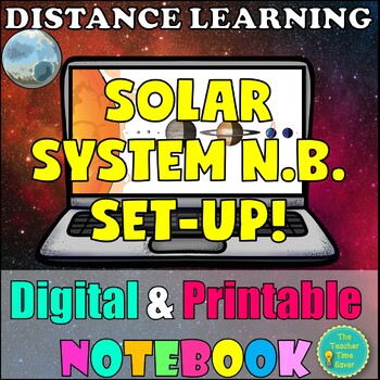 Preview of Solar System & Planets Space Unit Notebook Handout | Astronomy Science
