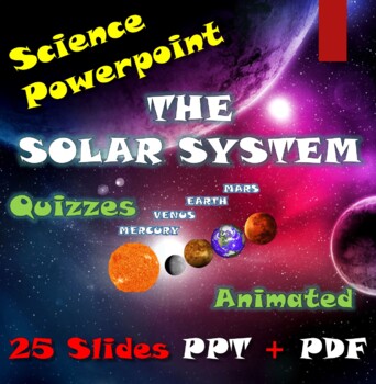Preview of Solar System PowerPoint (25 Slides PPT+ PDF) Please view preview (3 slides)