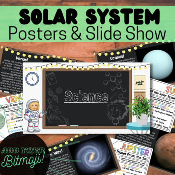 Preview of Solar System Powerpoint & Posters | Digital Class Slides | Earth Science