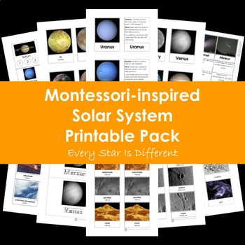 Preview of Solar System Printable Pack