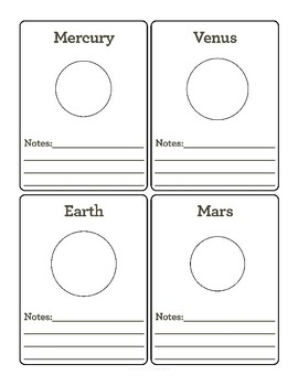 Preview of Solar System Profile Cards 1