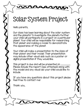 Preview of Solar System Project