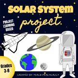 Solar System Project- Astronomy Unit (Grades 3-8, No PREP,