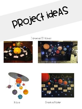 the solar system project ideas