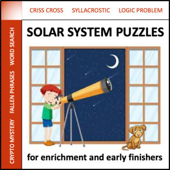 Preview of Solar System Puzzles - science enrichment for early finishers
