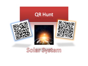 Preview of Solar System QR Code Scavenger Hunt