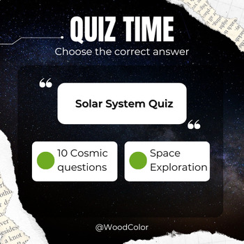 Preview of Solar System Quiz