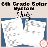 Solar System Quiz