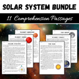 Solar System Reading Comprehension BUNDLE - Printable PDF