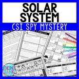 Solar System Reading Comprehension CSI Spy Mystery - Close