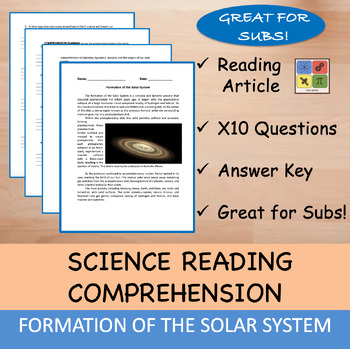 Amplify Science- Earth, Moon, and Sun- Short Story Unit Review Activity