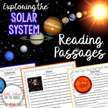 Preview of Solar System Reading Passages