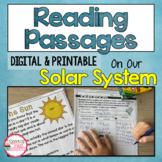 Solar System Reading Passages and Close Reading Passages  