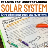 Solar System Reading Passages and Space Science Close Reading