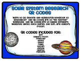 Solar System Research QR Codes