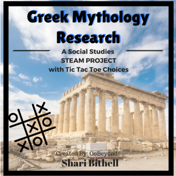 Preview of Greek Mythology Research Project