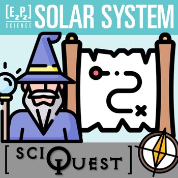 Preview of Solar System Review Activity | Science Scavenger Hunt Game | SciQuest