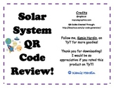 Solar System Review QR CODE