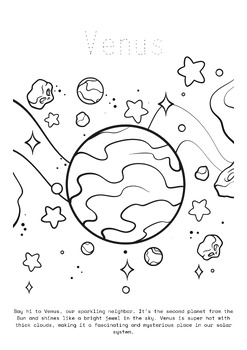 Preview of Solar System Sampler: Color, Read, Trace Freebie!