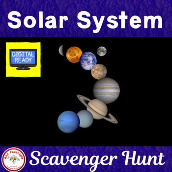 Preview of Solar System Scavenger Hunt + Free BOOM Cards