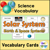 Solar System Science Vocabulary Cards