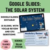 Solar System Slides (presentation w/ learning checkpoints 