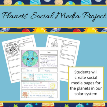 Preview of Solar System Social Media Project