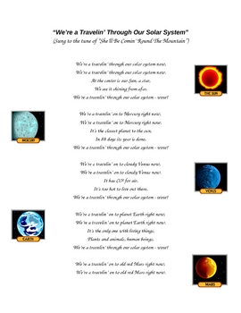 Solar System Rap Song Lyrics