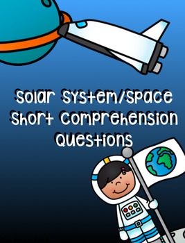 Preview of Solar System/Space Reading Comprehension