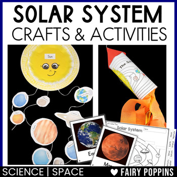 Preview of Solar System Crafts, Worksheets, Labeling & Writing | Outer Space Activities