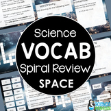 Solar System Spiral Vocabulary Review | 5-minute activitie