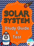 Solar System Study Guide & Test
