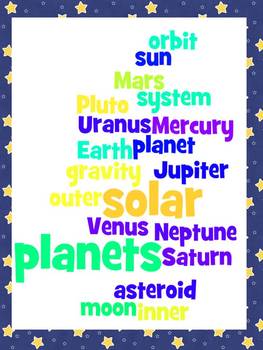 Preview of Solar System Study Guide and Quiz- Third Grade