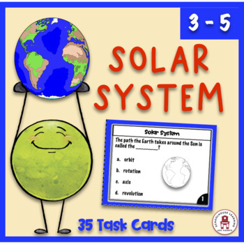 Preview of Solar System Task Cards