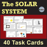 Solar System Task Cards 4th and 5th Grade Science Review