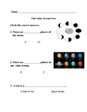 Solar System Test