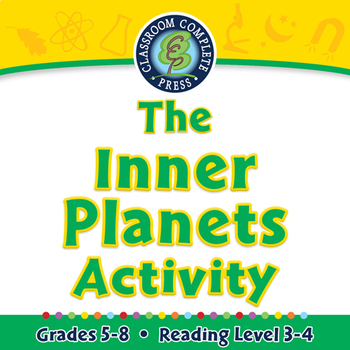 Preview of Solar System: The Inner Planets Activity - NOTEBOOK Gr. 5-8