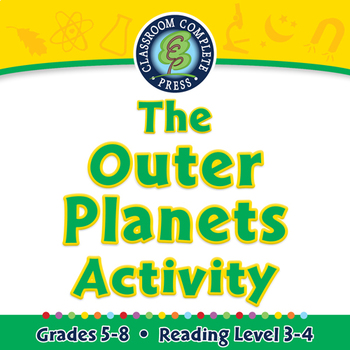 Preview of Solar System: The Outer Planets Activity - NOTEBOOK Gr. 5-8