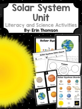 Preview of Solar System Unit ~ Literacy and Science Activities