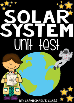 Preview of Solar System Unit Assessment