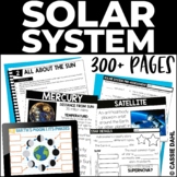 Solar System Unit - Planets, Stars, Moon Phases | Print & Digital