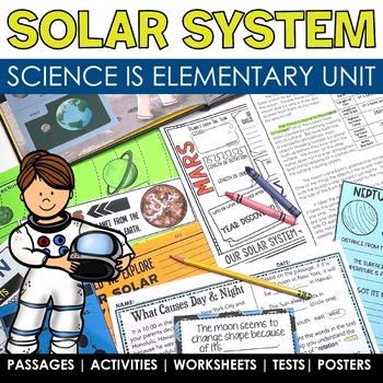Preview of Planets of the Solar System Worksheets and Activities Unit with Craft Project