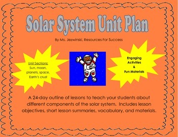 Solar System Unit Plan