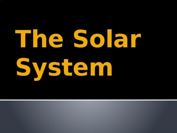 Preview of Solar System Unit PowerPoint *Editable!*