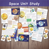 Solar System Unit Study, Homeschool Outer Space Learning, 